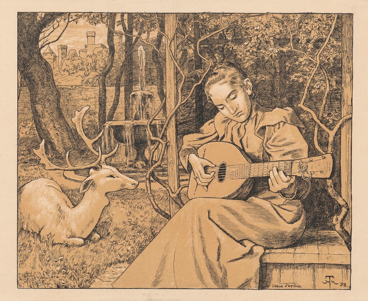 The Lute Player An Allegory of Music 1898