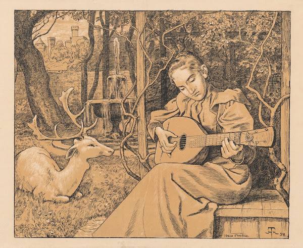 The Lute Player An Allegory of Music 1898