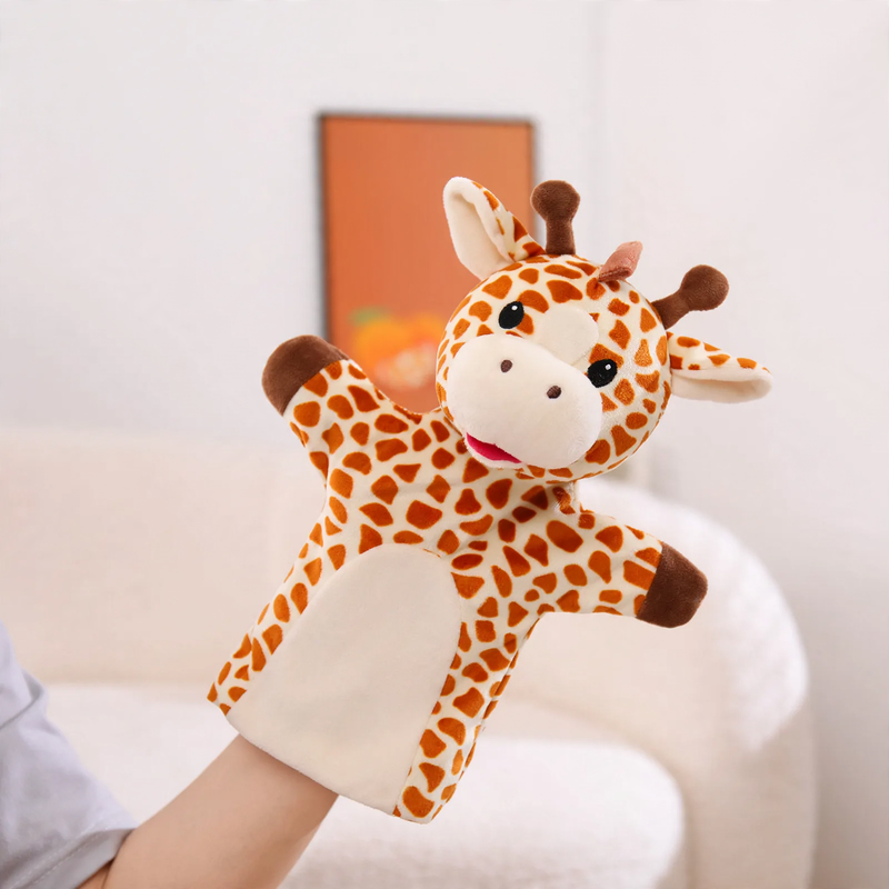 Tierische Handpuppe aus Plüsch