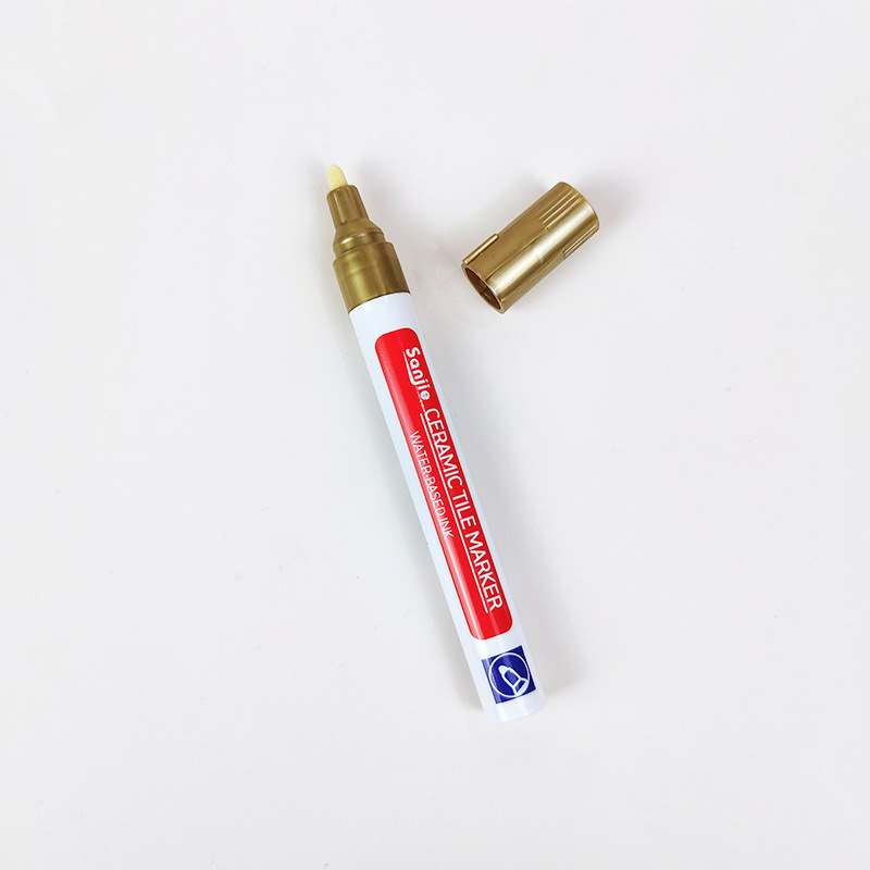 Grout marker for ceramic tiles in various colors