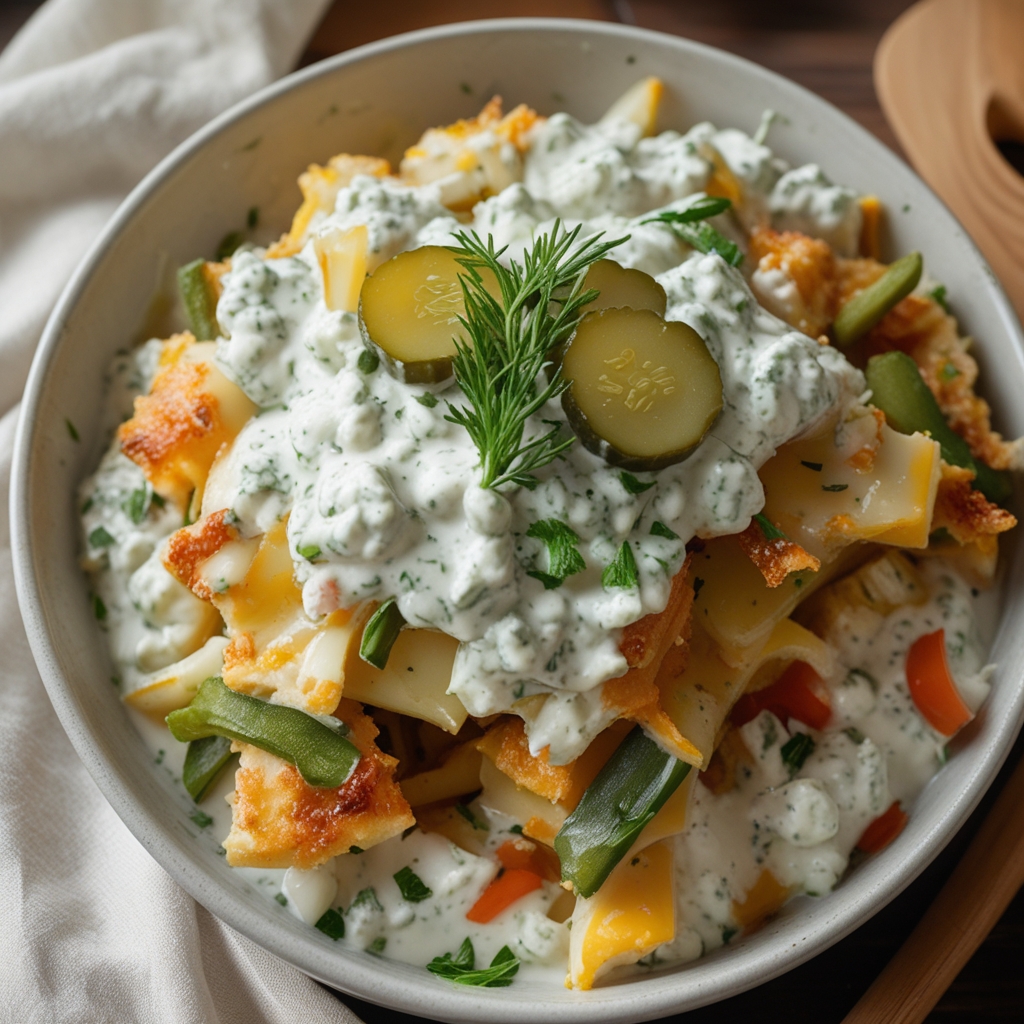 Healthy Dill Pickle Cottage Cheese Ranch Recipe: Easy & Flavorful Snack or Side