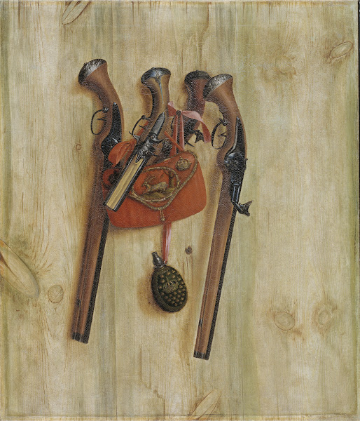 Trompe Loeil With Pistols 1672