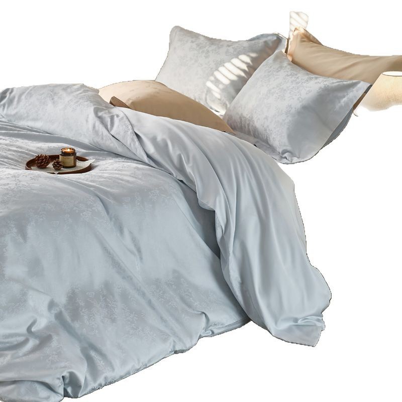 Luxuriöses Bettwäsche-Set aus langstapeliger Baumwolle, Satin