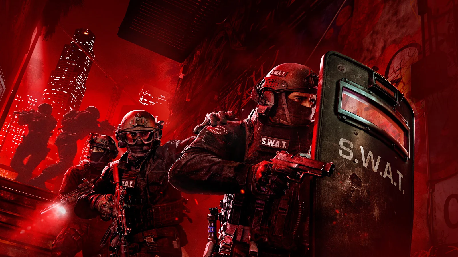 Ready Or Not SWAT Team - Video Game Art 4K Wallpaper (3840x2160)