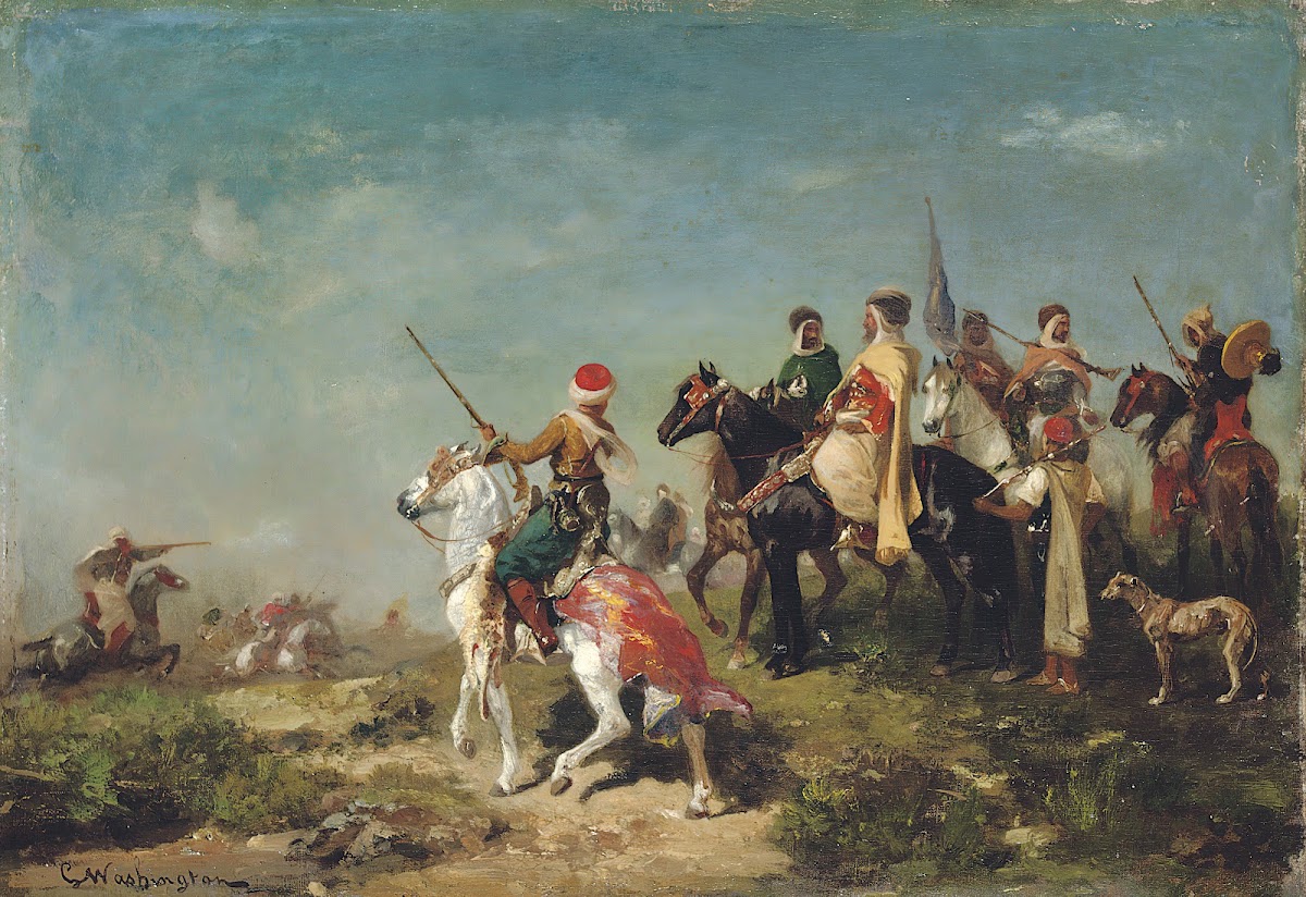 Emir Abdelkader Leading His Troops