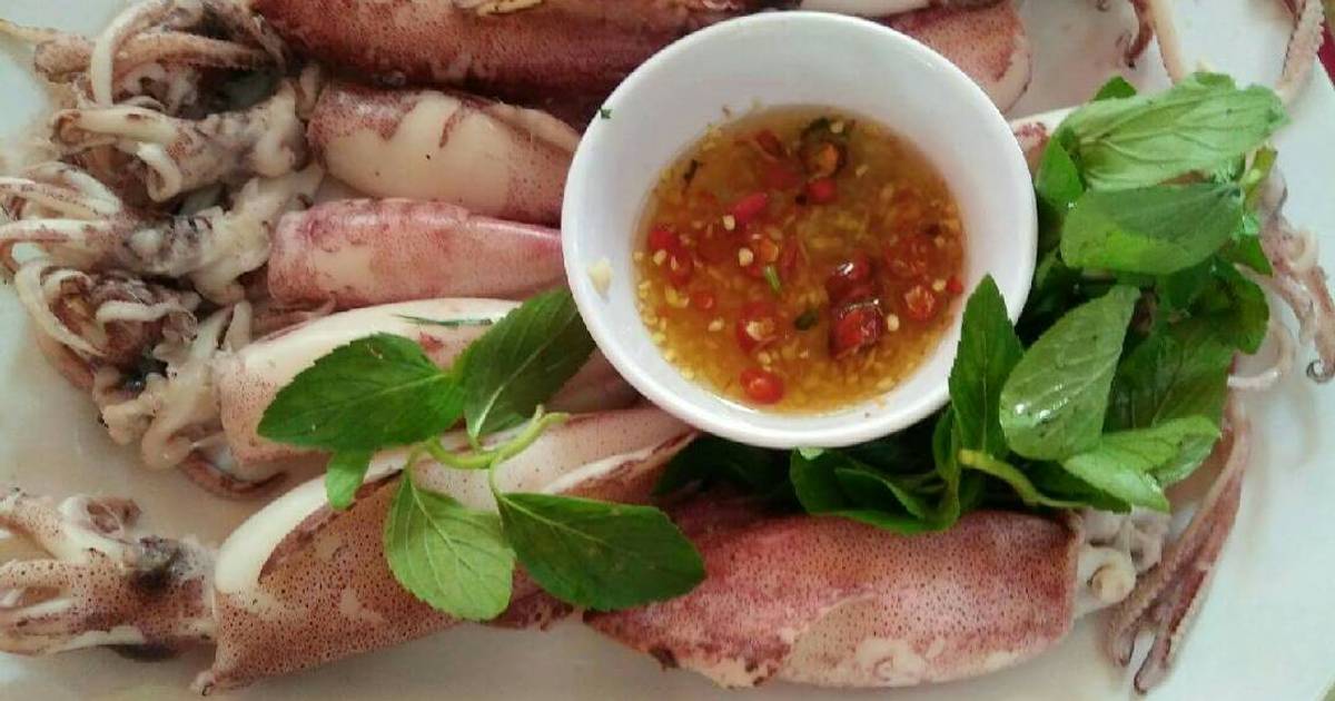 Mực hấp