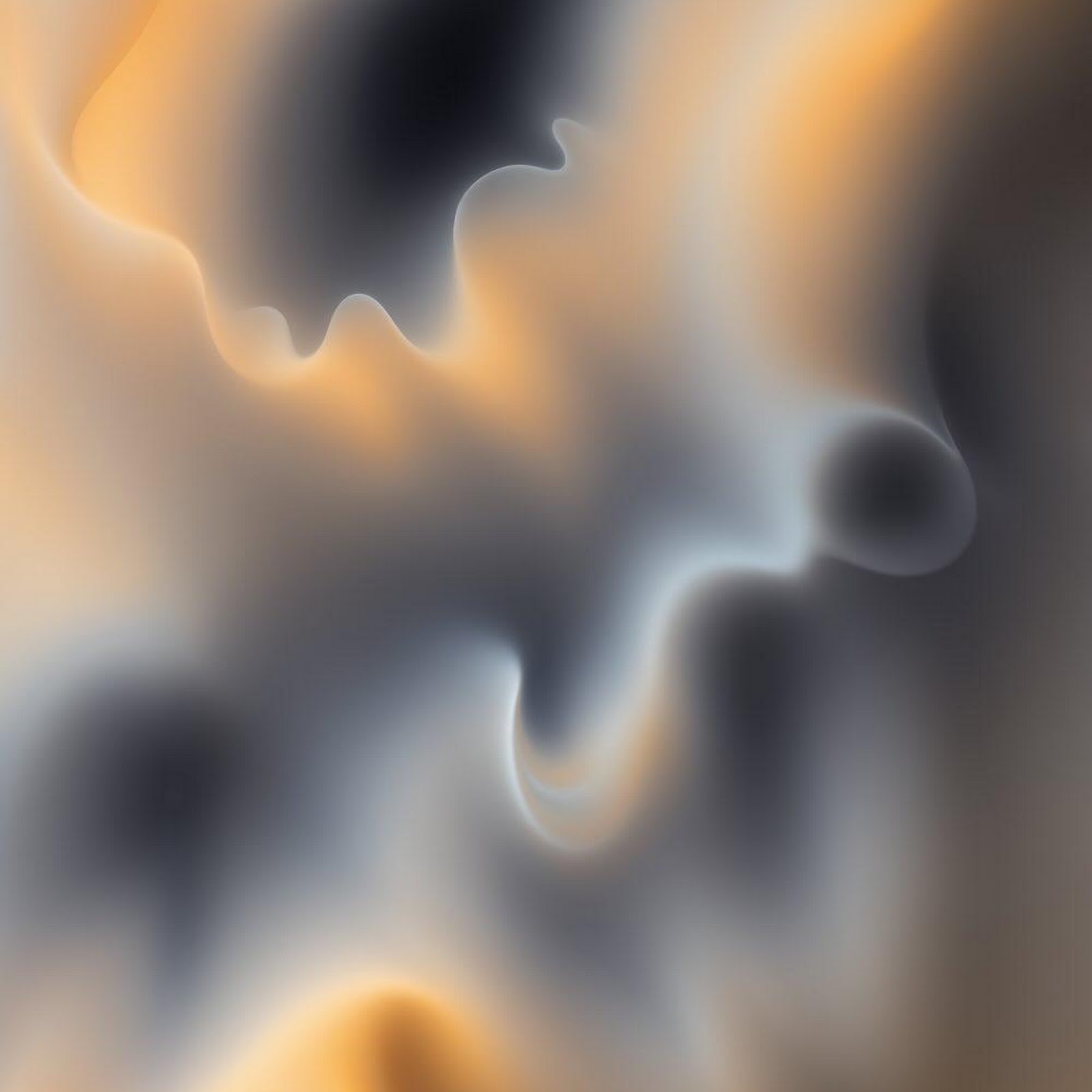 Download Golden Abstract Fluid Waves iPhone
