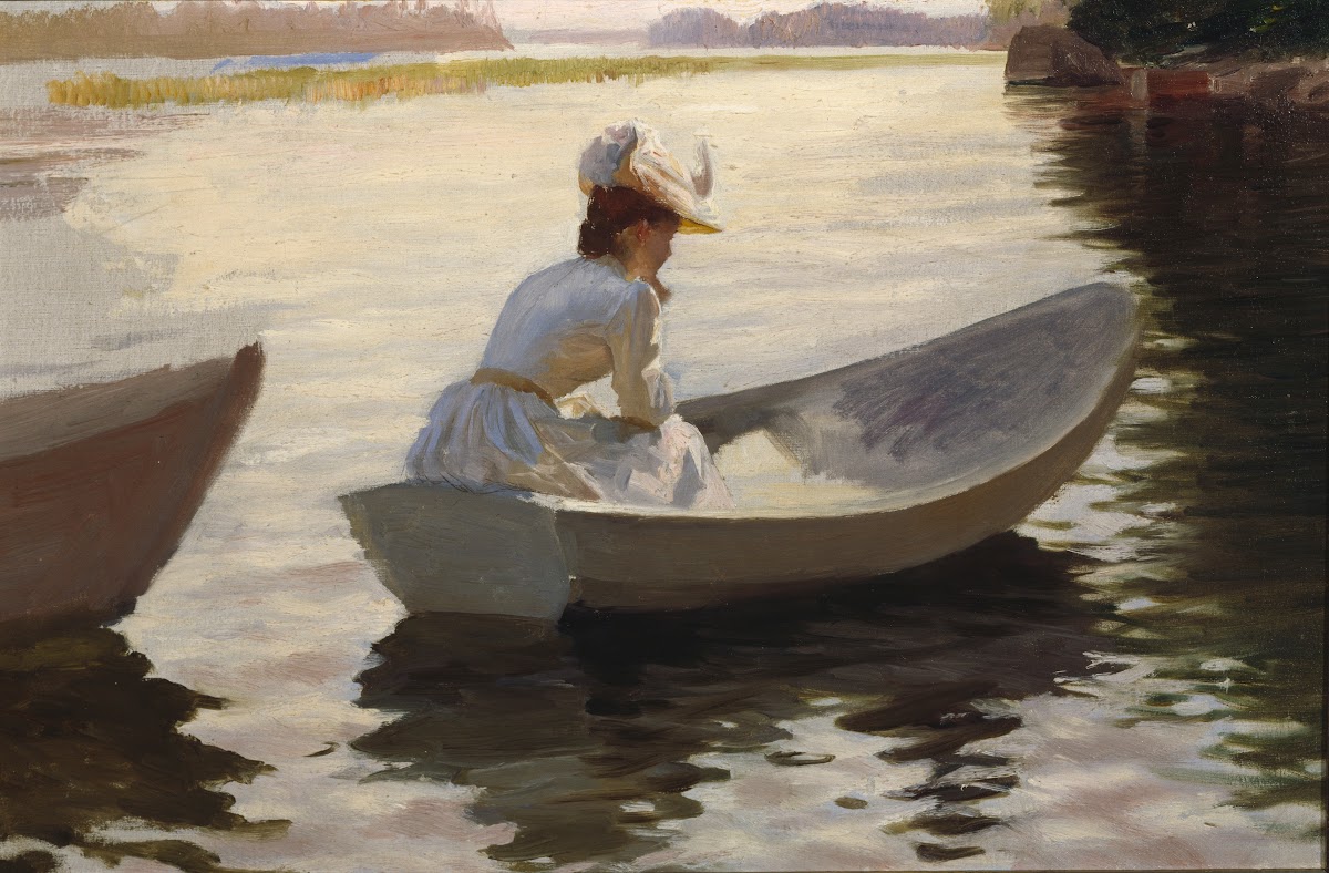Woman in a boat 1886