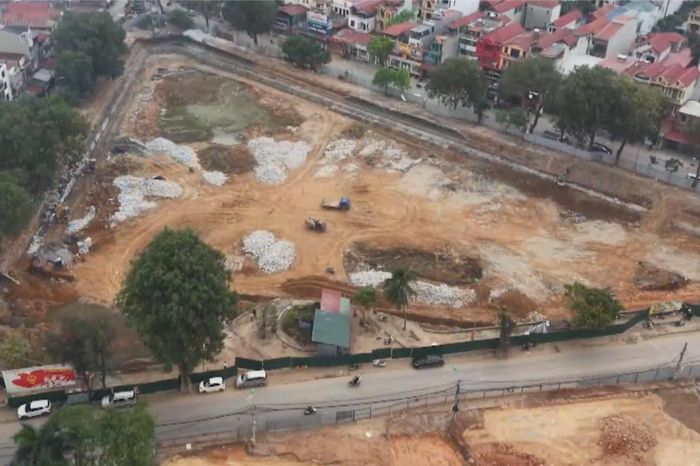 Mê Linh gấp rút hoàn thiện hồ điều hòa Ba Góc trước mùa mưa - Đài Phát thanh và truyền hình Hà Nội