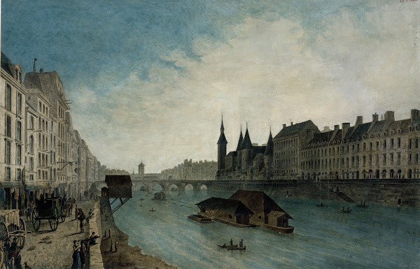 Le quai de la Mégisserie et le Pont au Change actuel 1er arrondissement 1915 194