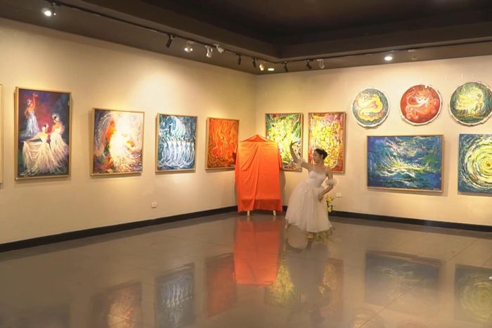 'Tương giao 2' - nơi hội họa đối thoại cùng âm nhạc, điện ảnh - Đài Phát thanh và truyền hình Hà Nội