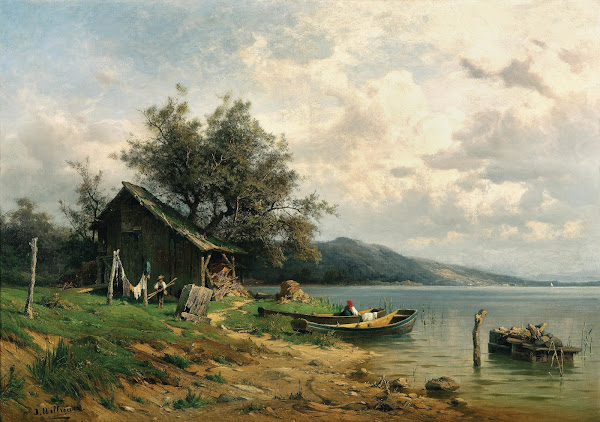 A Scene on a Lake