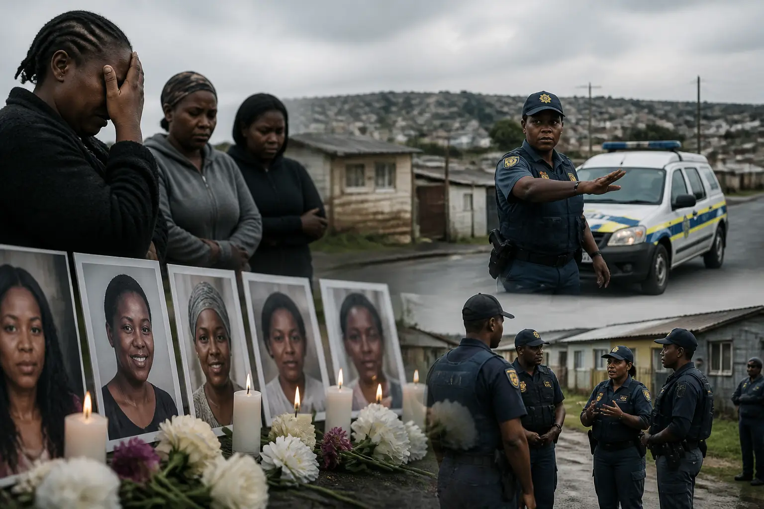 Editorial image for Nine women murdered in South Africa since July as authorities urge vigilance
