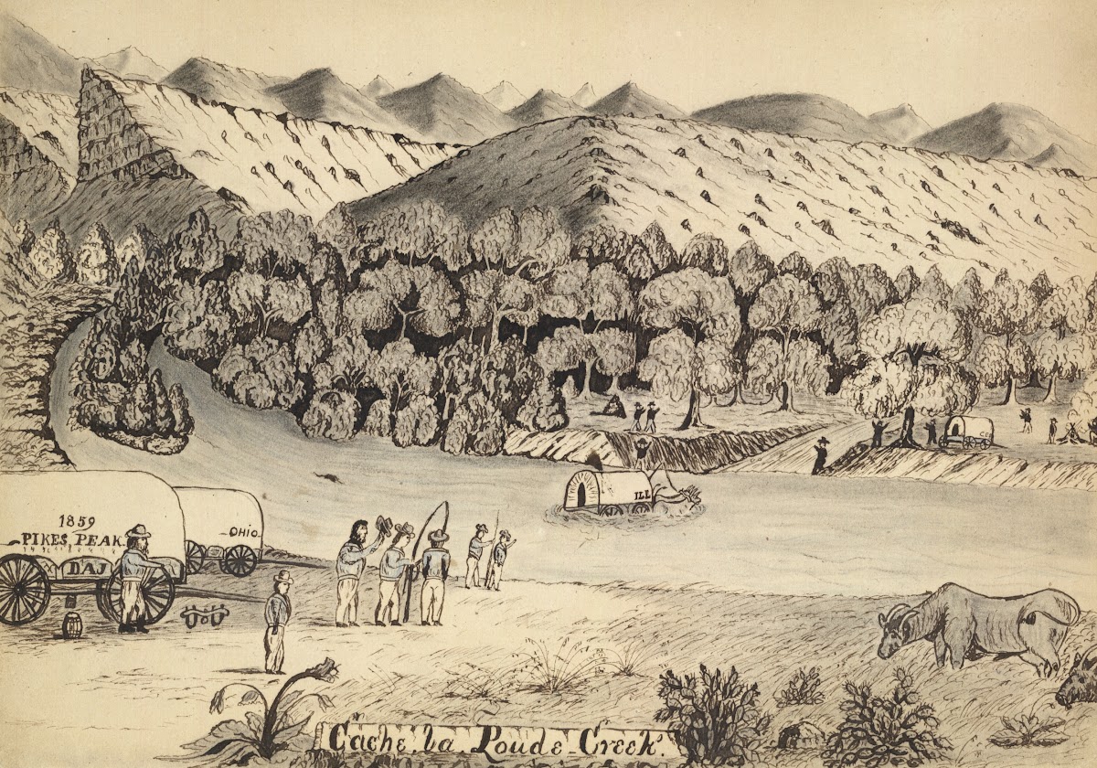 Cache la Poudre Creek 1859