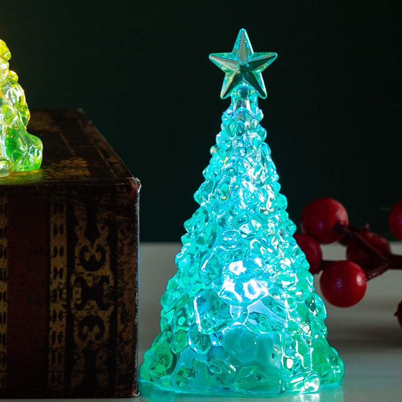 LED Christmas Tree Decorative Light with Glitter Effect