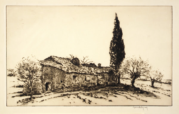 Deserted Farm St Cyr ca 1921 1922