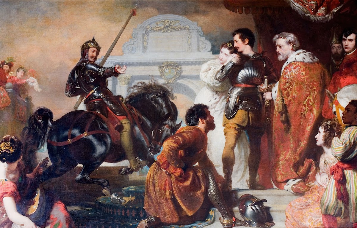 The Challenge Of Rodomont To Rogero 1827