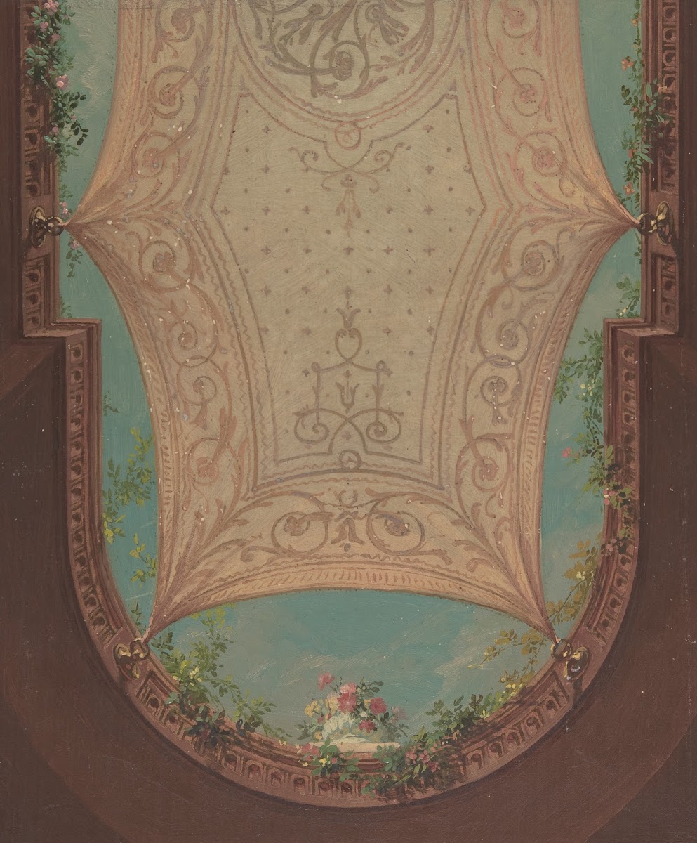 Design for Gallery Ceiling Hôtel Cottier ca 1879