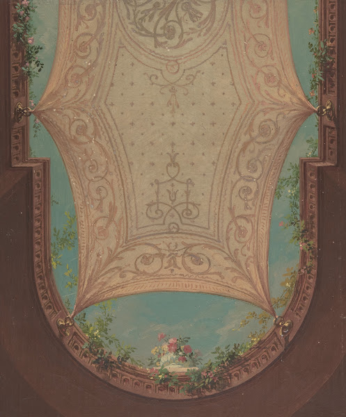 Design for Gallery Ceiling Hôtel Cottier ca 1879