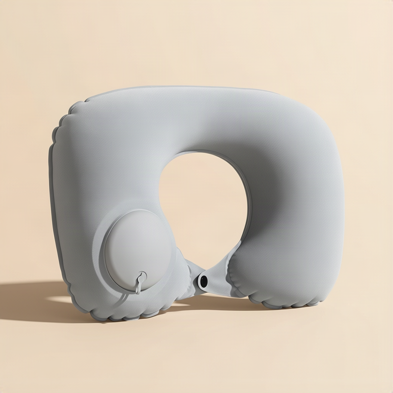 Aufblasbares Reisekissen, rechteckig, 43×28 cm