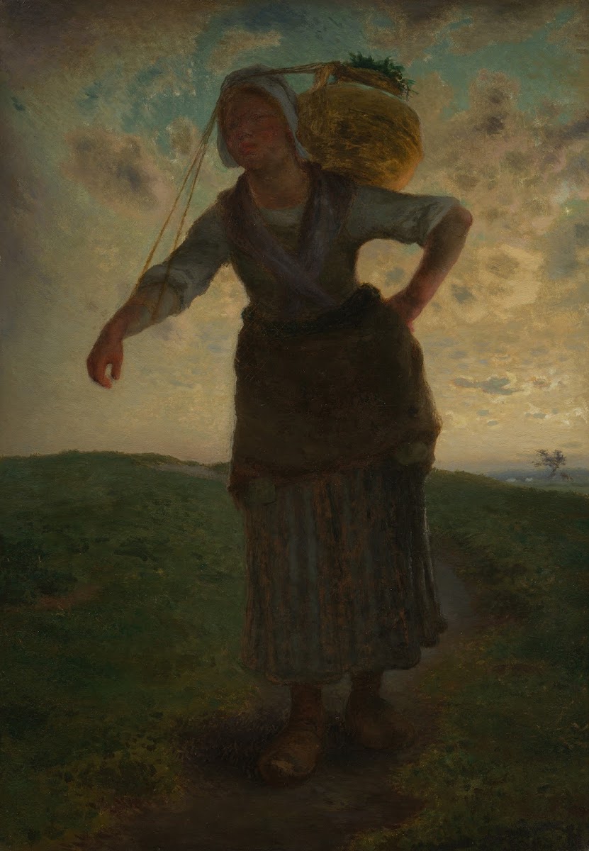 A Norman Milkmaid at Gréville 1871