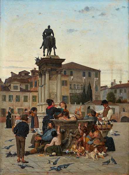Campo SS Giovanni E Paolo In Venedig 1875