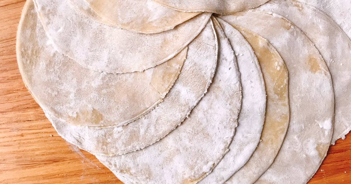 💚 Vỏ Bánh Xếp Mandu Hàn Quốc (Có Dùng Trứng)