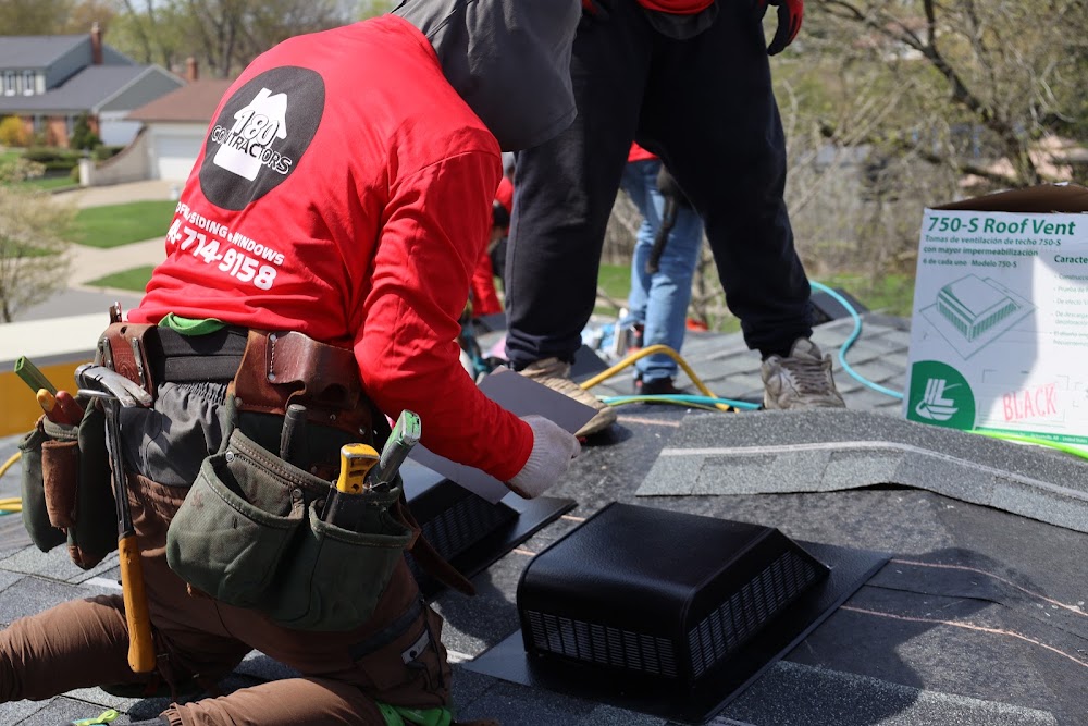 180 Contractors performing roof maintenance and inspection