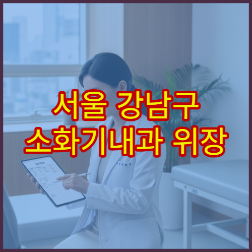 서울 강남구 소화기내과 위장 이상 증상 치료 가능한 강남구 병원