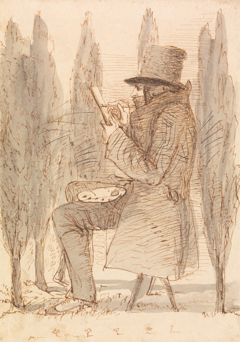 The Artist Sketching