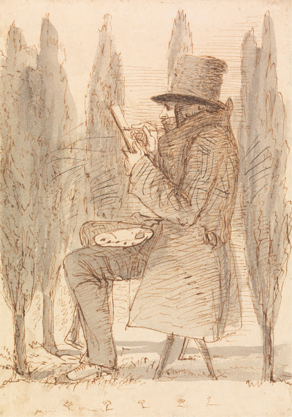 The Artist Sketching