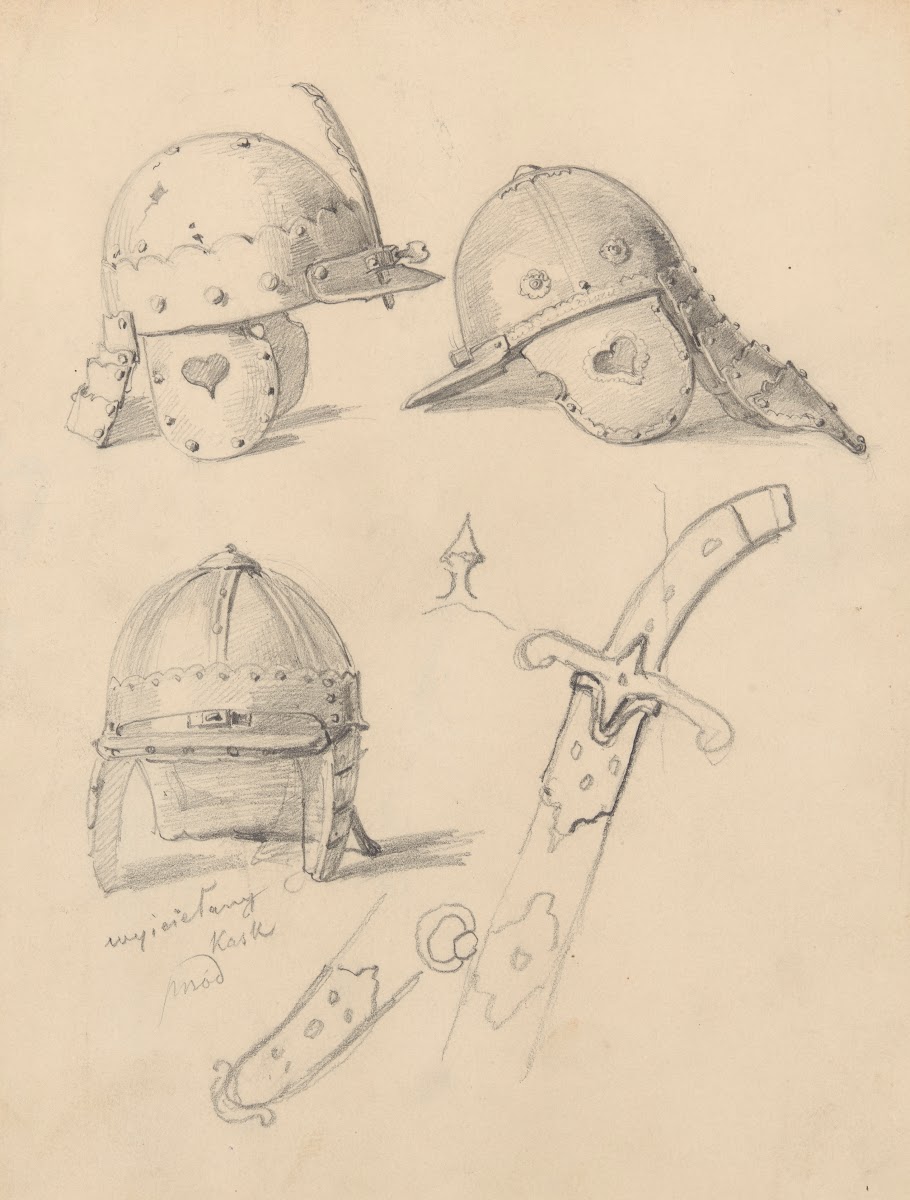 Studia hełmów husarskich i fragmentów karabeli 1860 1867