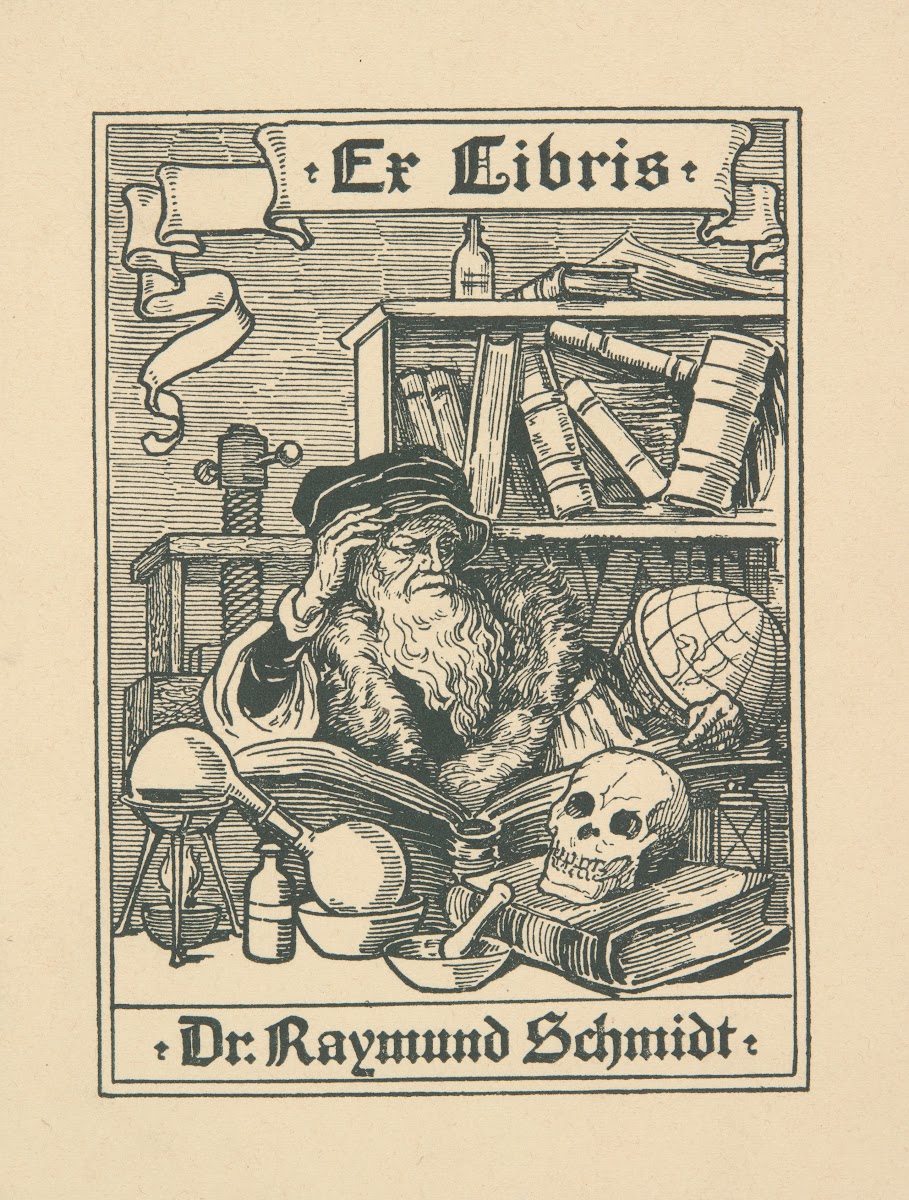 Dr Raymund Schmidt 1853 1933  ekslibris 1900 1914