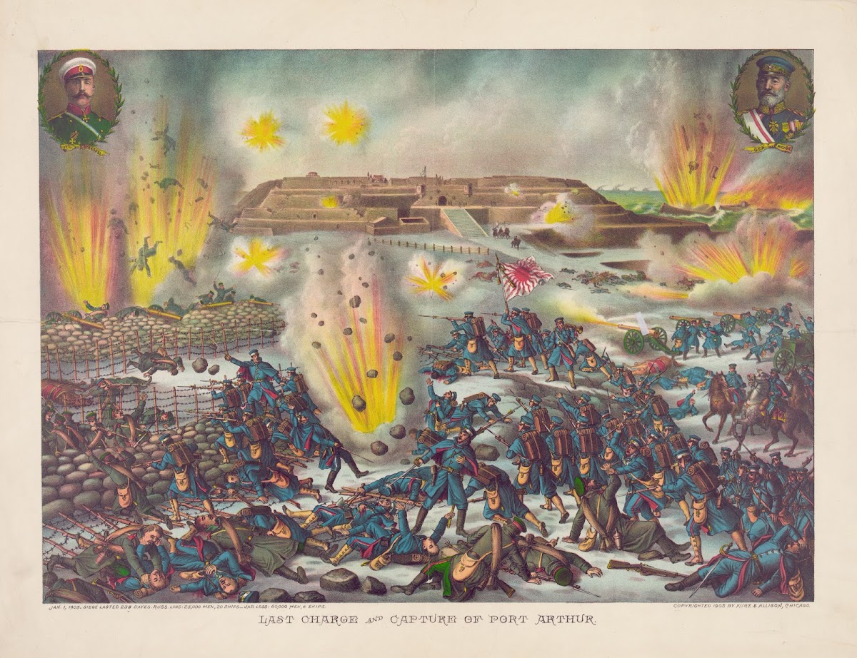 Last charge and capture of Port Arthur 19th century