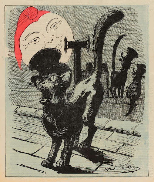 La Lune Rousse Mi Août par Gill 1879