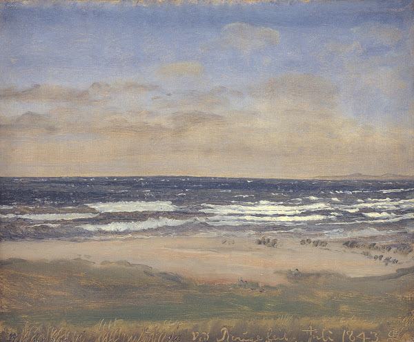 The Beach at Rågeleje 1842   1843