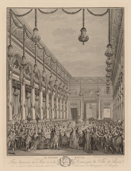 Royal Feast at the Hôtel de Ville January 21 1782 1782