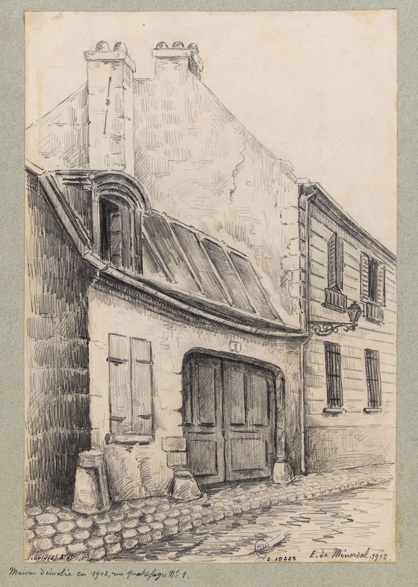 Maison démolie en 1902 rue Quatrefage 1902