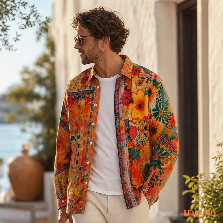 AOP SEC Long Sleeve Shirt - Bamboo Hemp