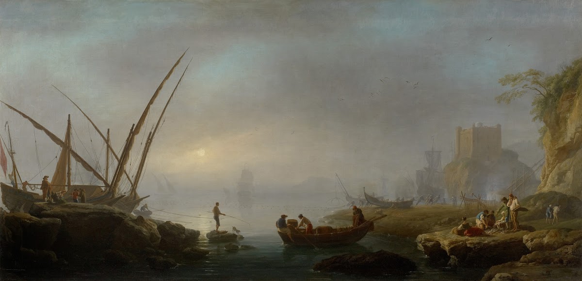 An Italian Port Scene 1770
