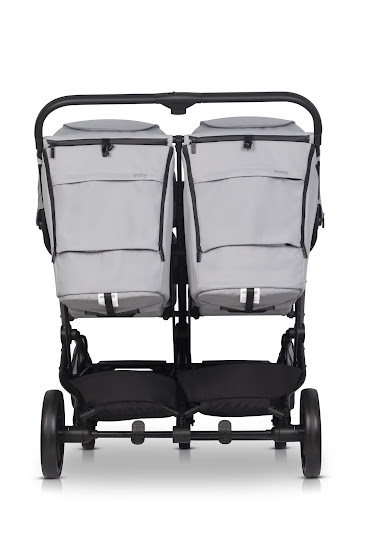 Stroller for twins Easy-Go Echo 2024 gray