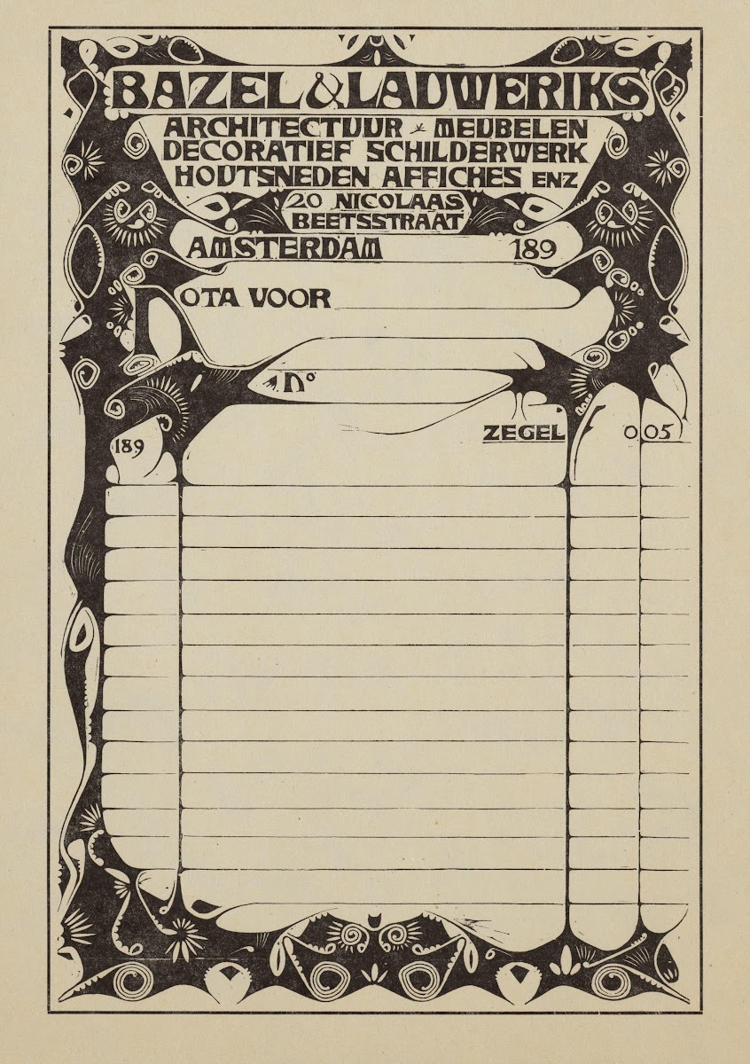 Beschrijving Nota Bazel en Lauweriks 1925