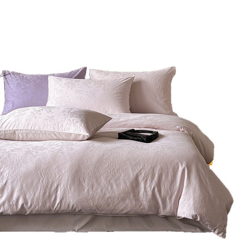 Cotton Bedding Set, 4-piece, Floral Pattern