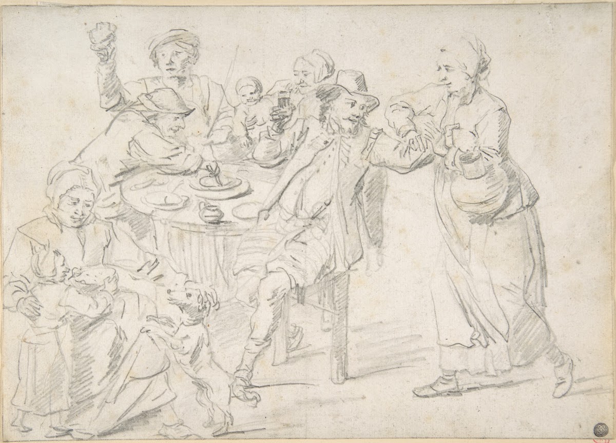 A Family Carousing 17th century