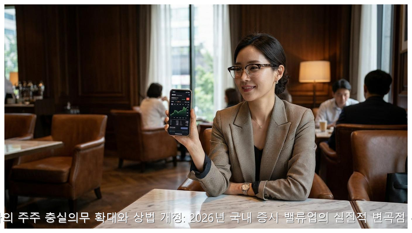 이사의 주주 충실의무 확대와 상법 개정: 2026년 국내 증시 밸류업의 실질적 변곡점 분석 핵심 안내 및 분석 인포그래픽 (7)