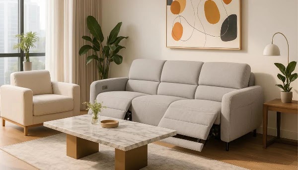 Recliner repair in Siliguri — Beautifully restored sofa structure by premium artisans in Siliguri