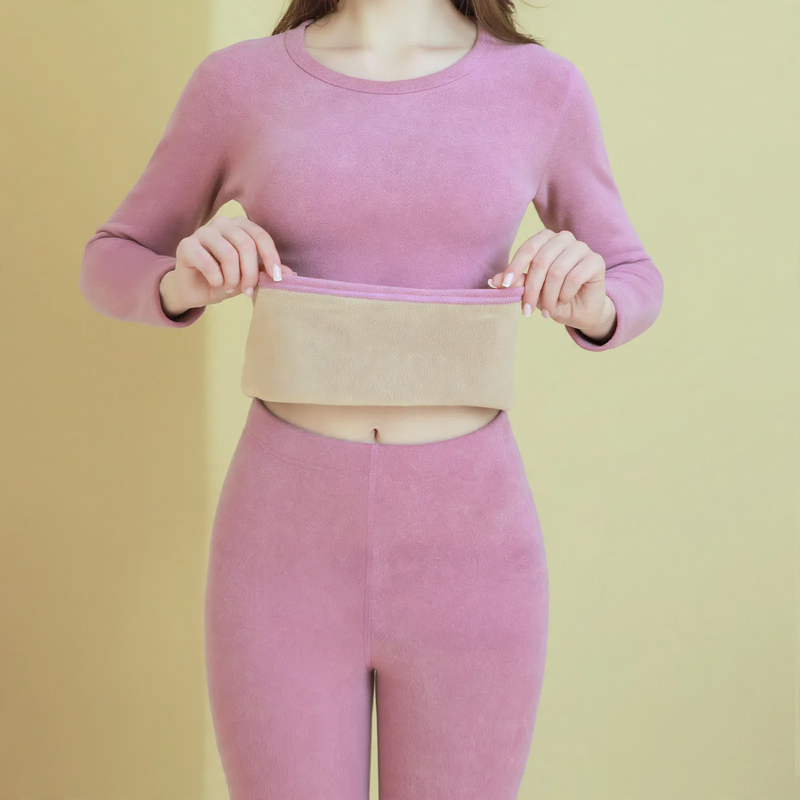 Padded Thermal Underwear Set for Men and Women