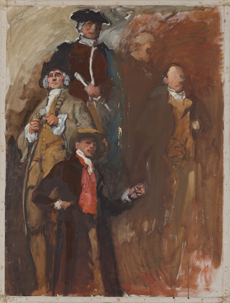 Figure Study for The Apotheosis of Pennsylvania House of Representatives Chamber