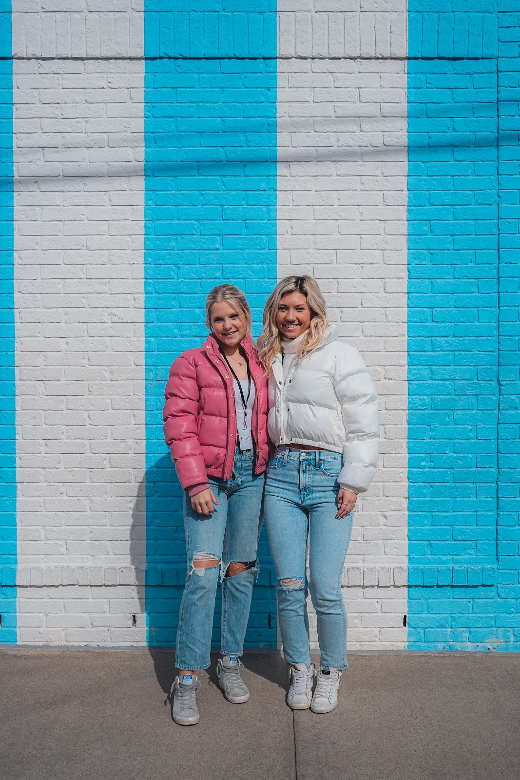 Blue & White Wall 1