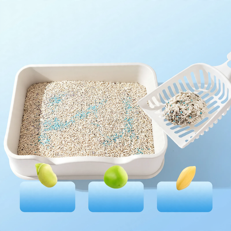 Cat litter deodorizing granule with baking soda